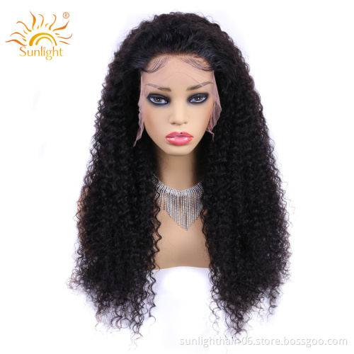 Wholesale virgin deep curly weave hair wig buying brazilian hair in china beauty stage 360 lace wig glueless curly recoolhair